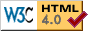 W3C HTML 4.0 checked